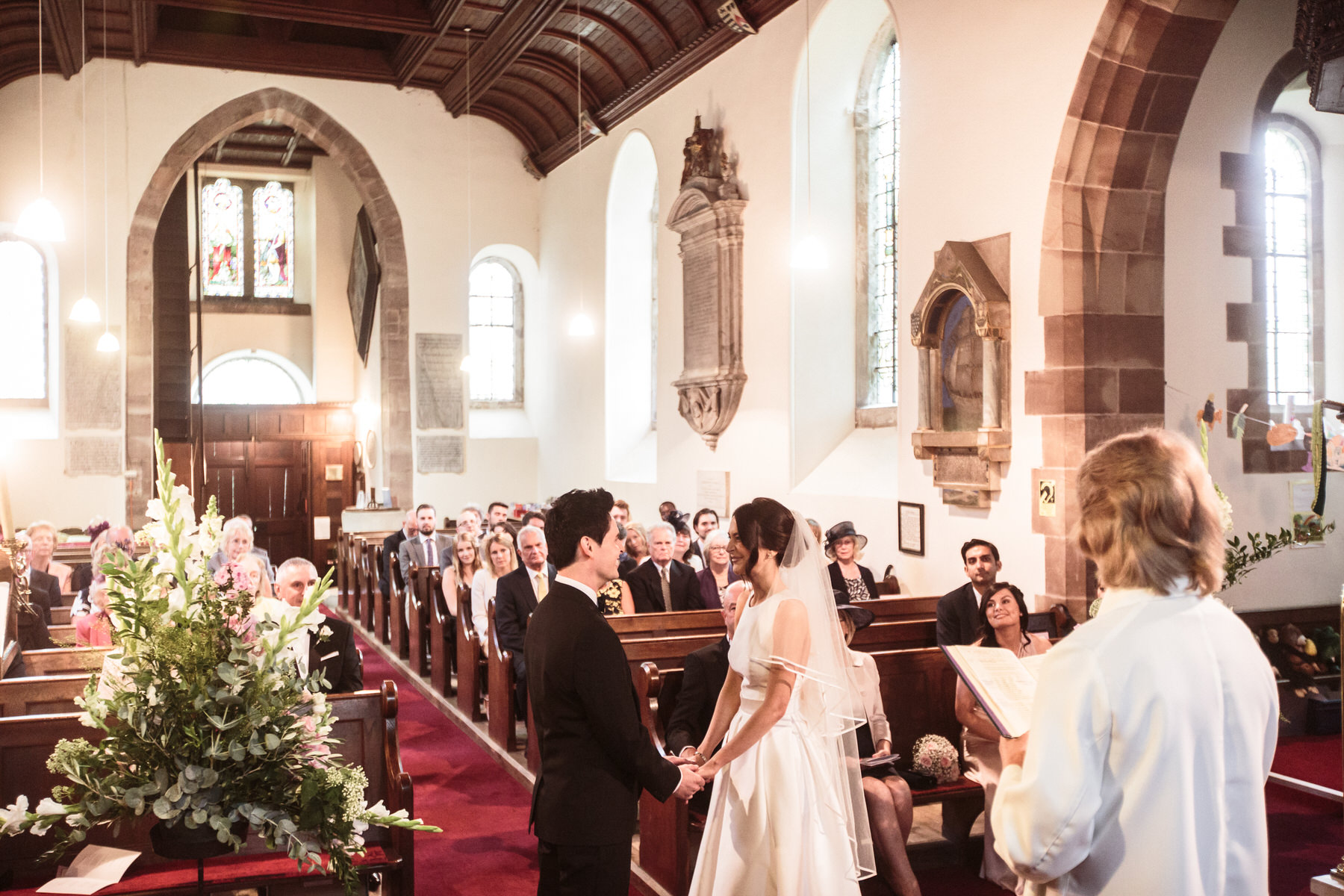 Creative wedding photography by Documentary Wedding Photographer Stuart James at Weston Park in Shropshire