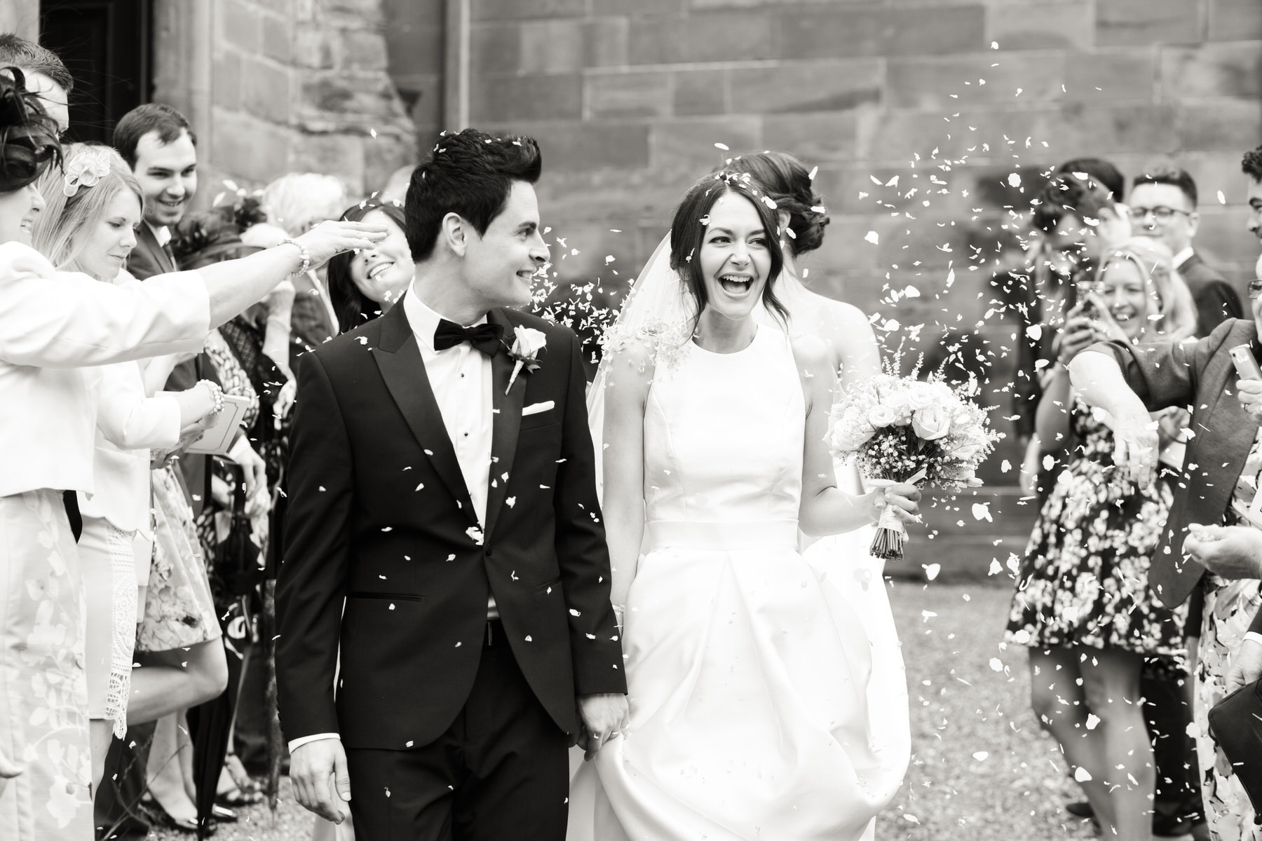 Creative wedding photography by Documentary Wedding Photographer Stuart James at Weston Park in Shropshire