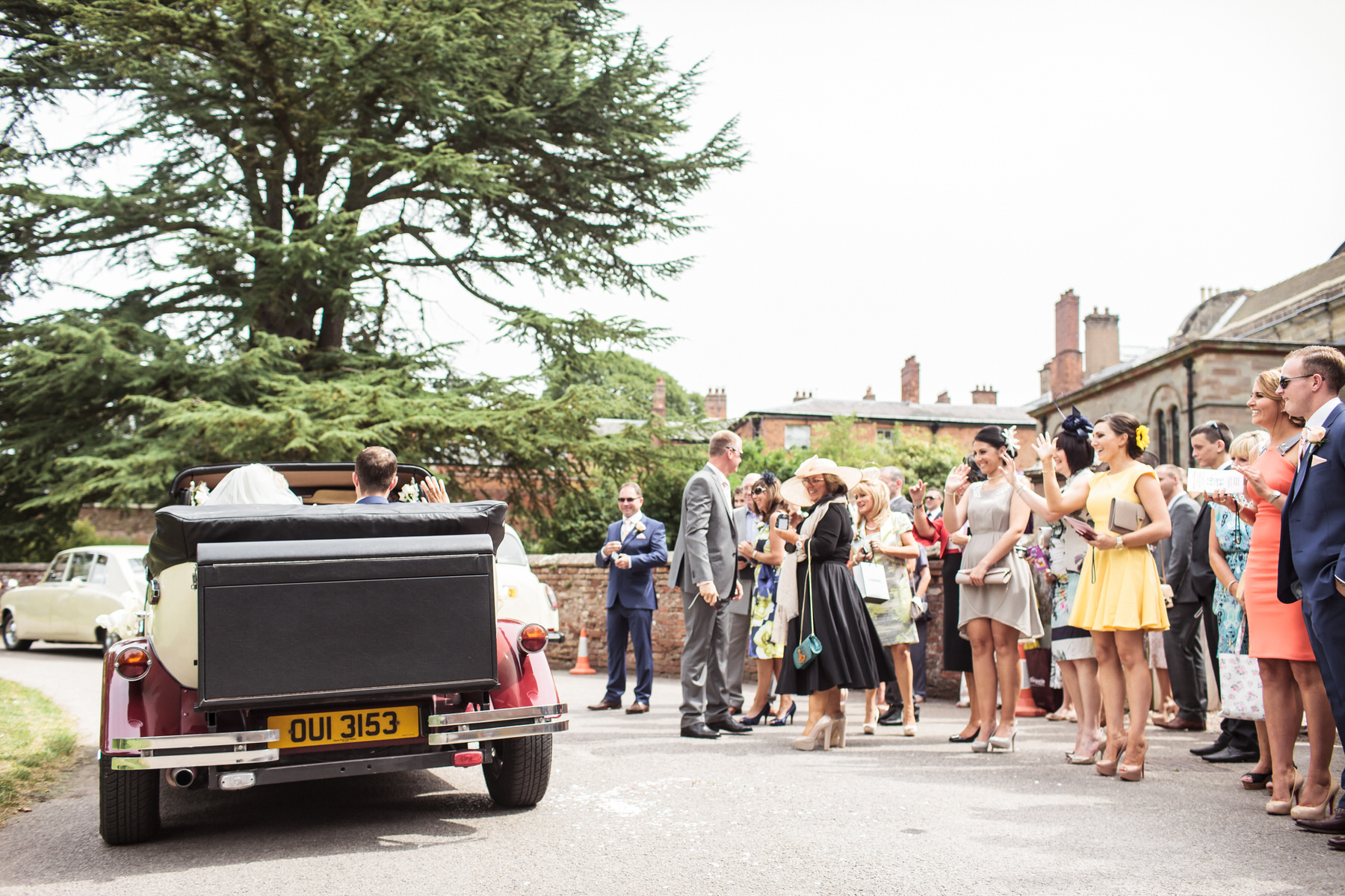 Creative wedding photography by Documentary Wedding Photographer Stuart James at Weston Park in Shropshire
