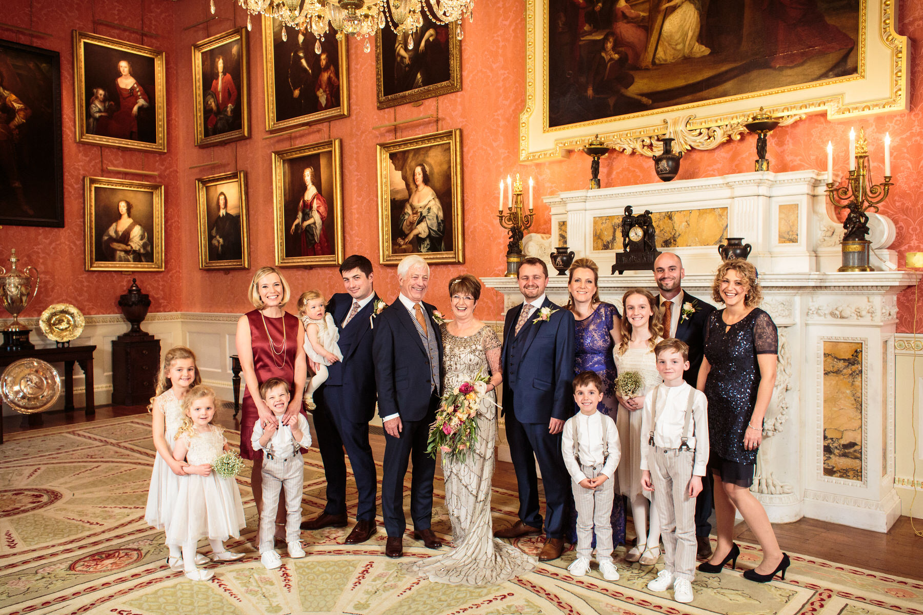 Creative wedding photography by Documentary Wedding Photographer Stuart James at Weston Park in Shropshire