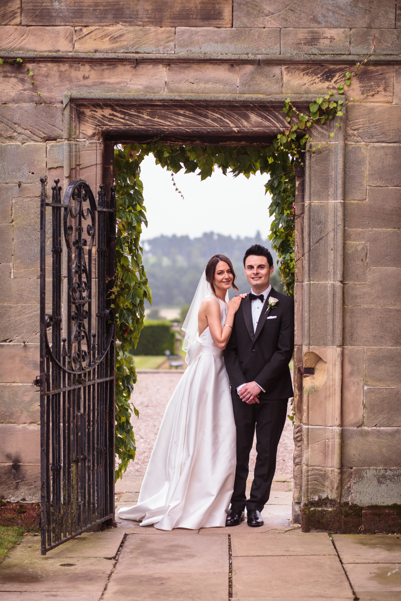 Creative wedding photography by Documentary Wedding Photographer Stuart James at Weston Park in Shropshire