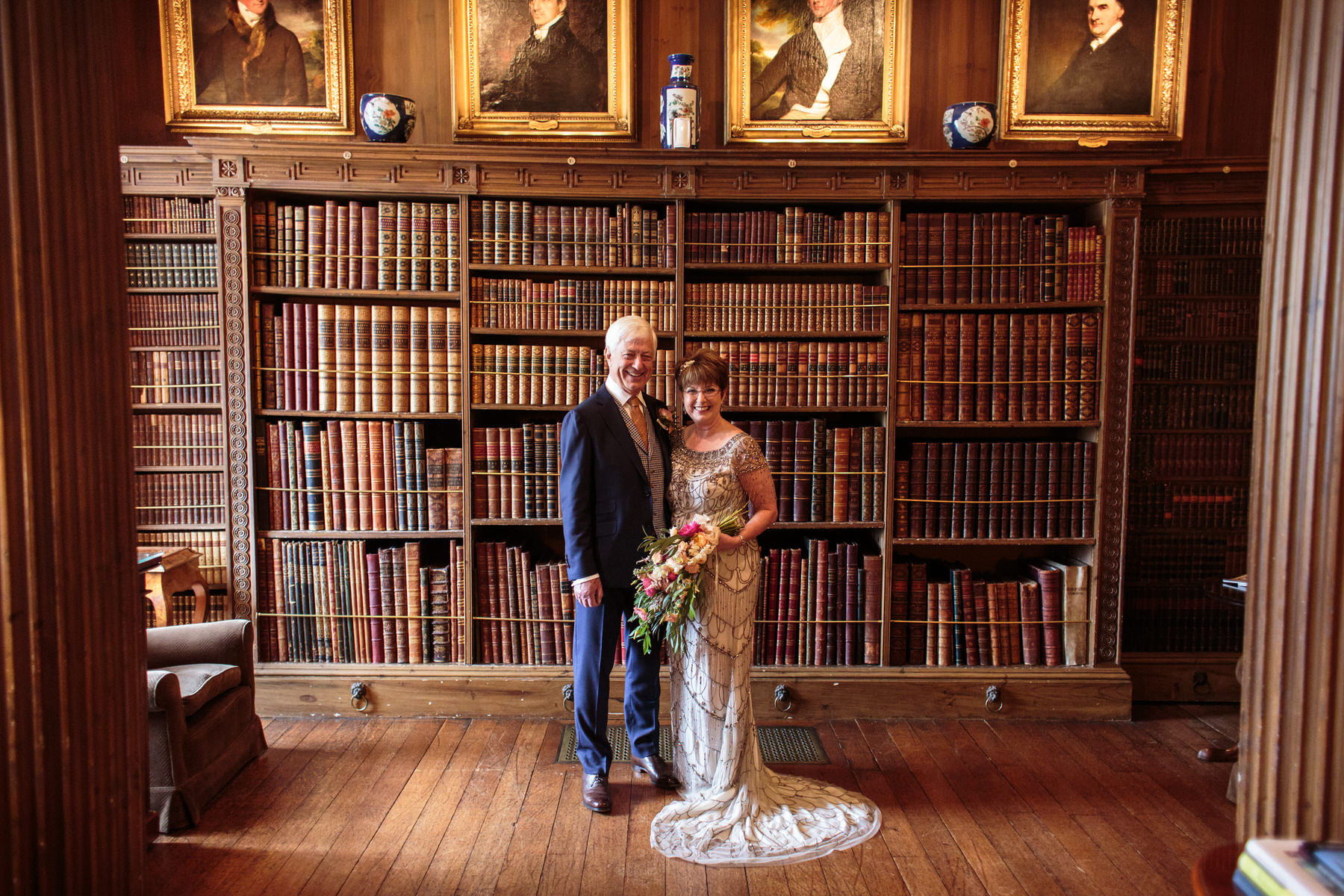Creative wedding photography by Documentary Wedding Photographer Stuart James at Weston Park in Shropshire