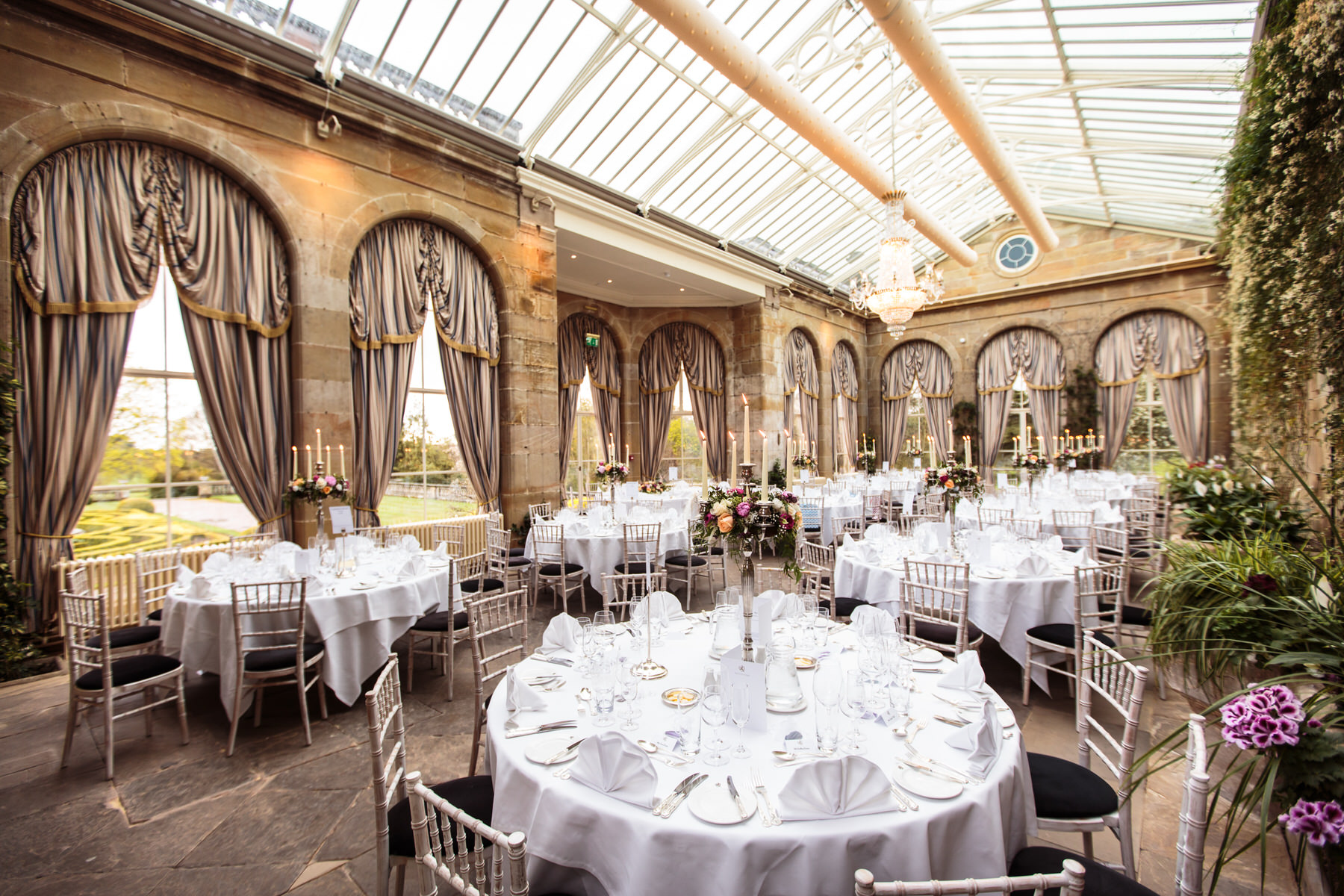 Creative wedding photography by Documentary Wedding Photographer Stuart James at Weston Park in Shropshire