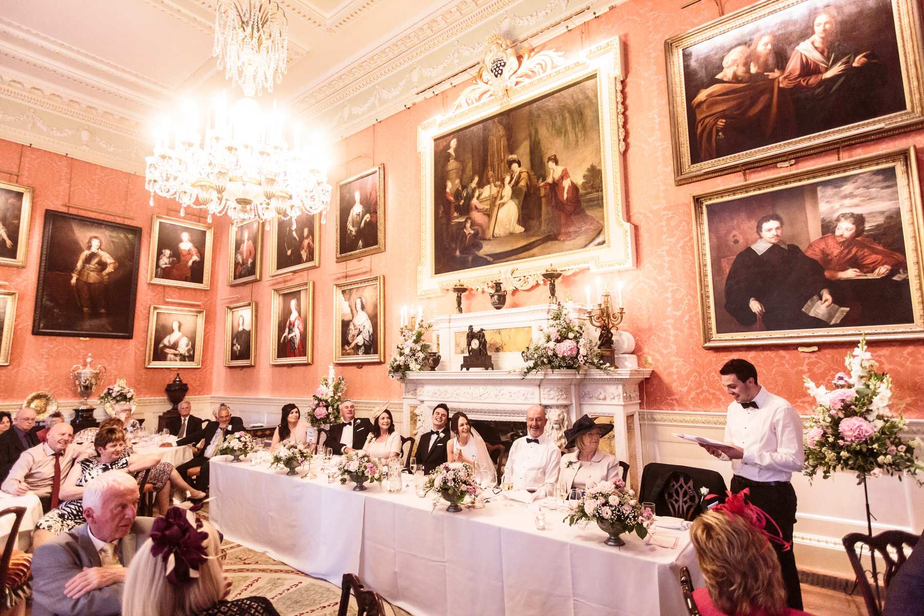 Creative wedding photography by Documentary Wedding Photographer Stuart James at Weston Park in Shropshire