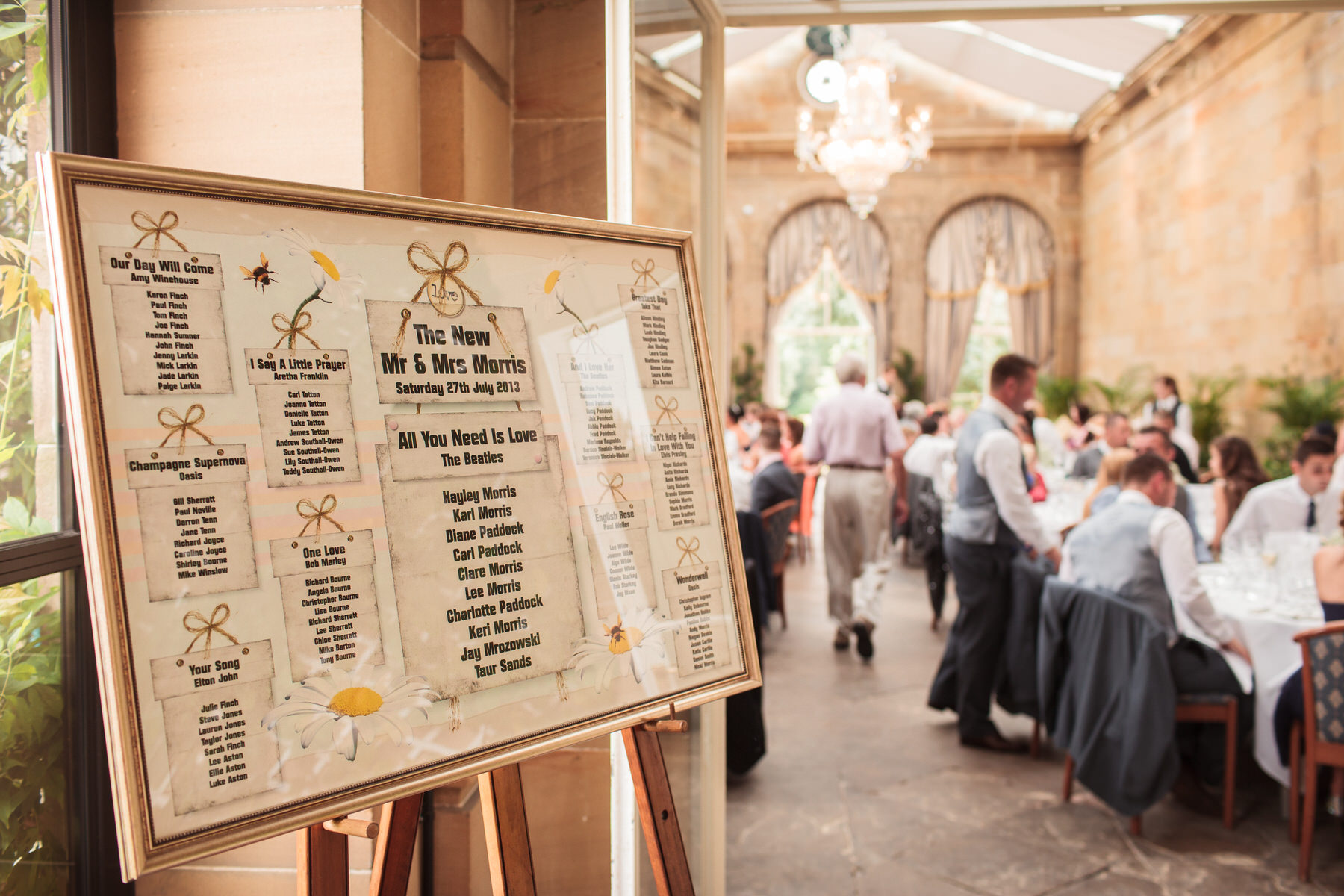 Creative wedding photography by Documentary Wedding Photographer Stuart James at Weston Park in Shropshire