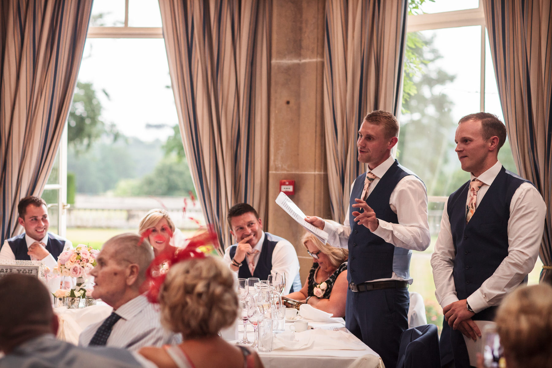 Creative wedding photography by Documentary Wedding Photographer Stuart James at Weston Park in Shropshire
