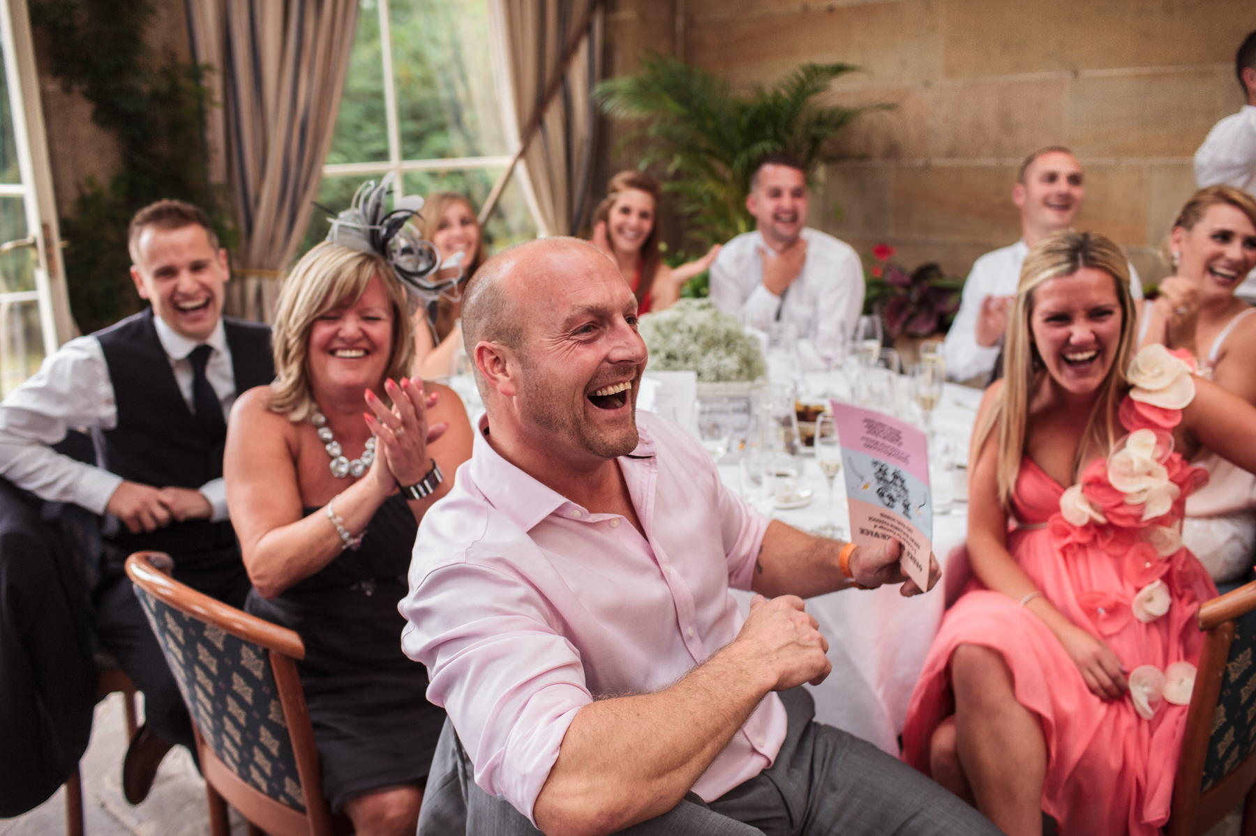 Creative wedding photography by Documentary Wedding Photographer Stuart James at Weston Park in Shropshire