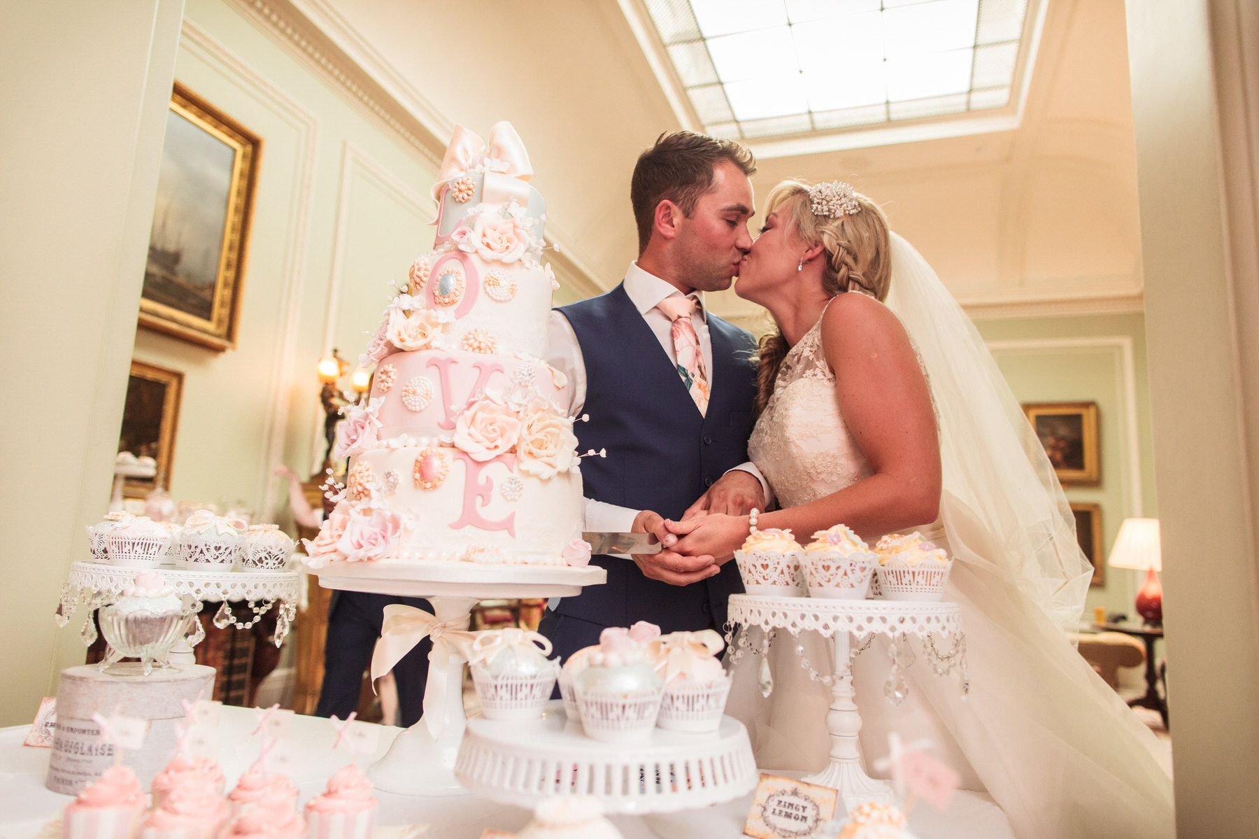 Creative wedding photography by Documentary Wedding Photographer Stuart James at Weston Park in Shropshire
