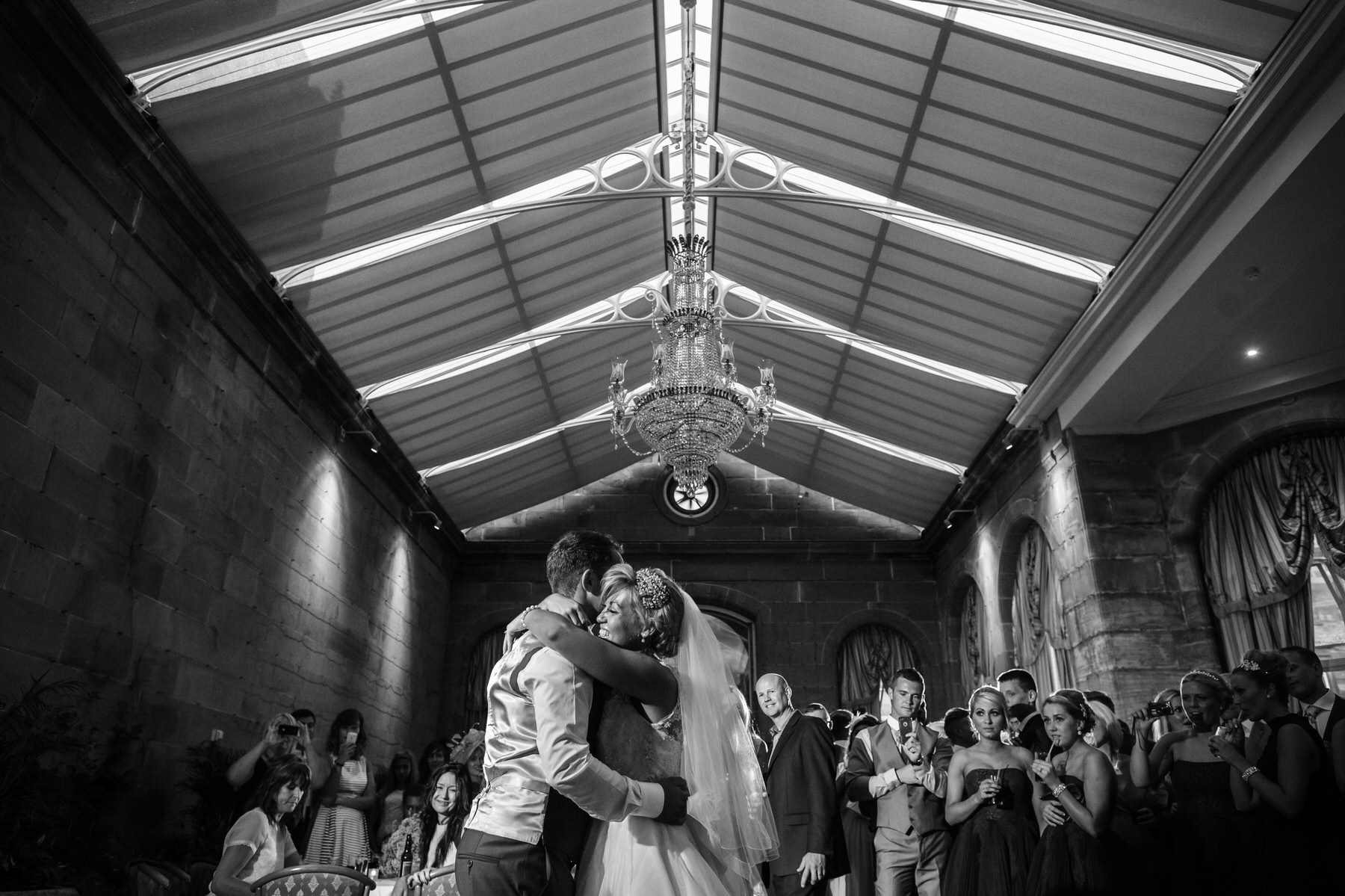 Creative wedding photography by Documentary Wedding Photographer Stuart James at Weston Park in Shropshire