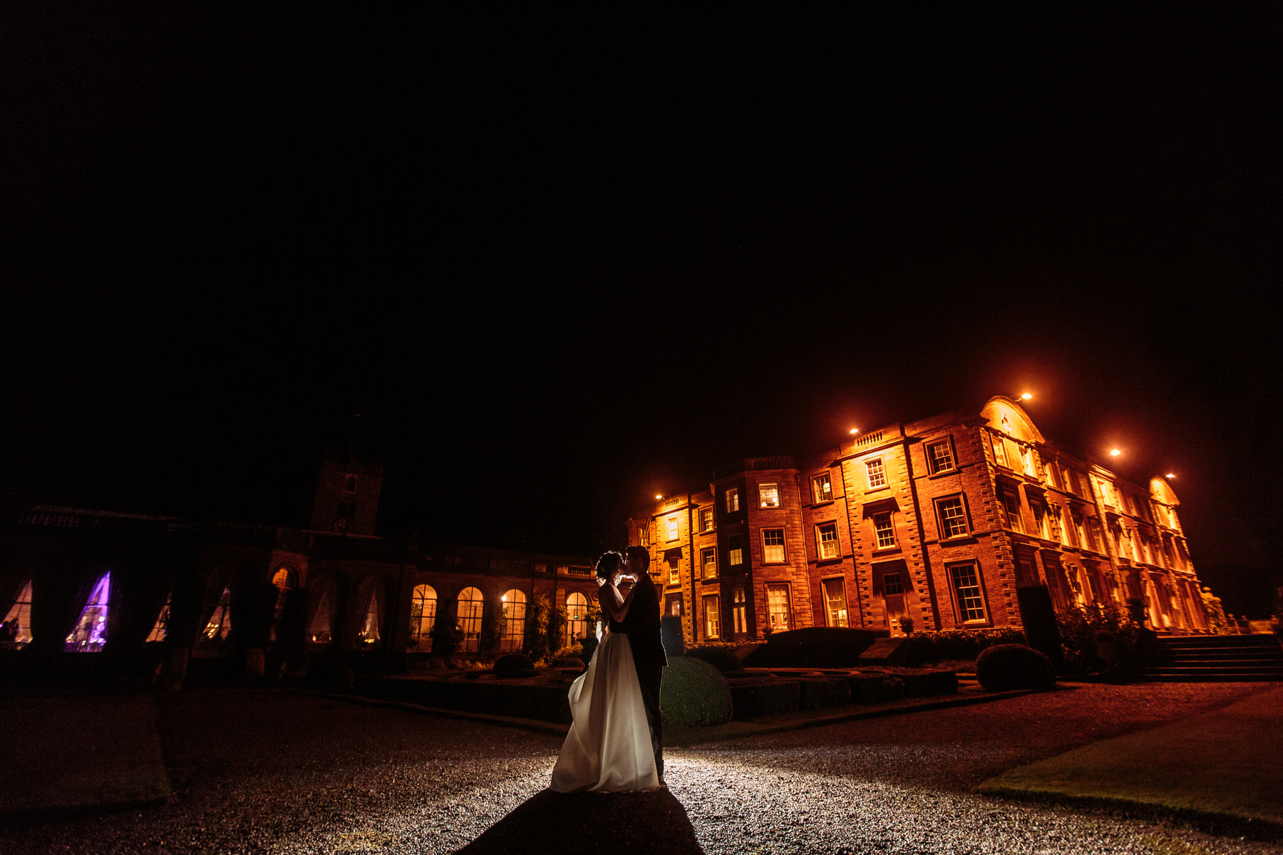 Creative wedding photography by Documentary Wedding Photographer Stuart James at Weston Park in Shropshire