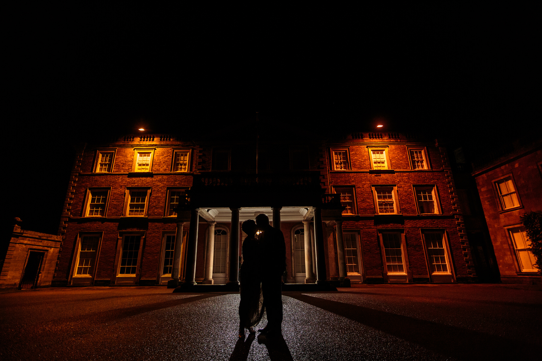 Creative wedding photography by Documentary Wedding Photographer Stuart James at Weston Park in Shropshire