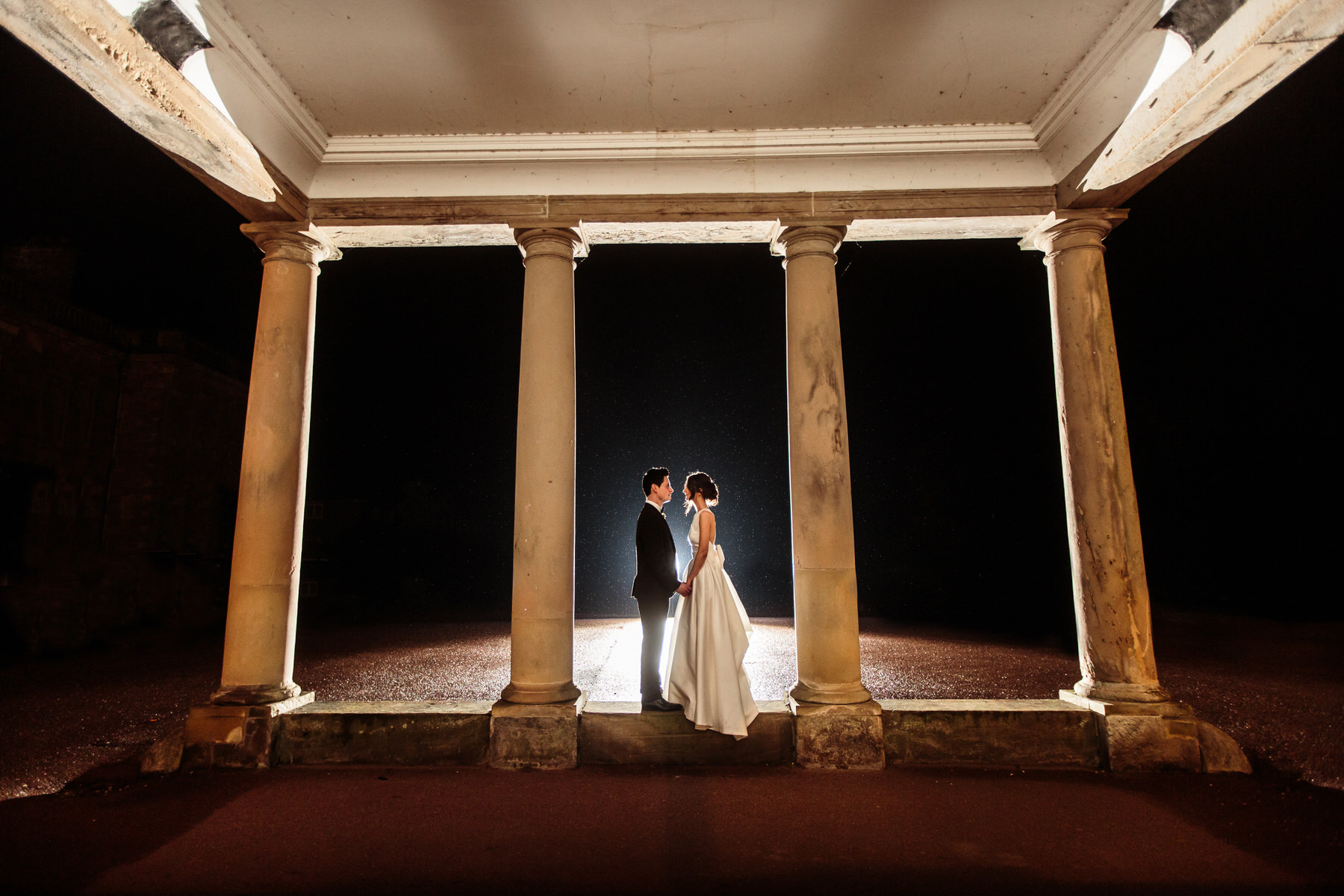 Creative wedding photography by Documentary Wedding Photographer Stuart James at Weston Park in Shropshire
